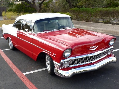 Right front 1956 Chevrolet Custom