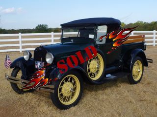 Left front 1929 Ford Model A Pickup