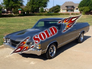 Left front 1971 Chevrolet El Camino